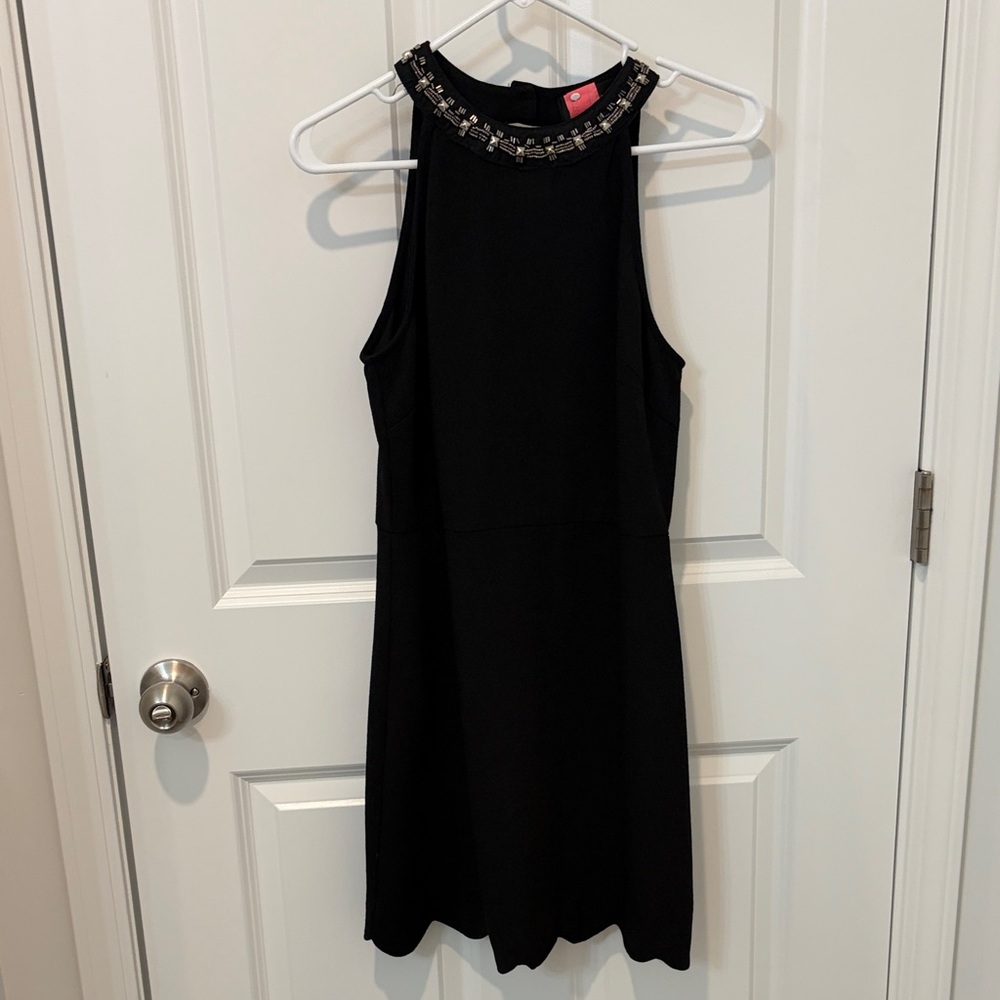 Lulu's Black Embellished Mini Dress